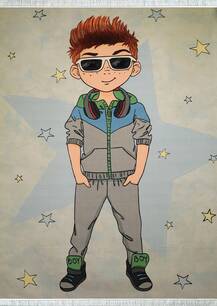 فرش محتشم کلاریس کودک طرح 101207N