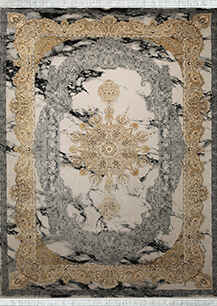 فرش فانتزی ویتالی طرح وینتیج 90122