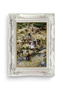 تابلو فرش منظره طرح منظره 35868