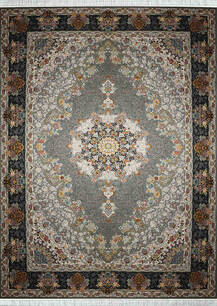 فرش تافته گلستان طرح برزین سیلور