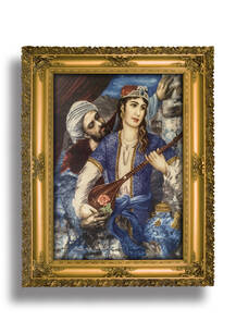 تابلو فرش طرح تارزن 41985