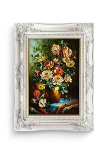 تابلو فرش طرح گل شب 2804