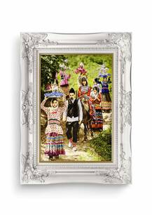 تابلو فرش چهره طرح جهاز برون 35844