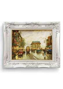 تابلو فرش منظره طرح نیویورک 42295