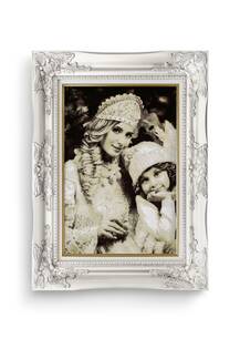 تابلو فرش چهره طرح مهر مادری 33193