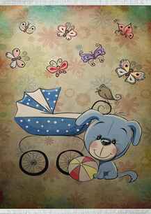 فرش محتشم کلاریس کودک طرح 100278