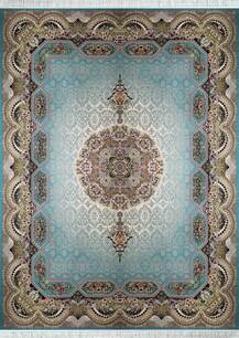 فرش قصر ایرانیان طرح 5047 آبی