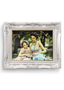 تابلو فرش چهره طرح کتابخوان 33292