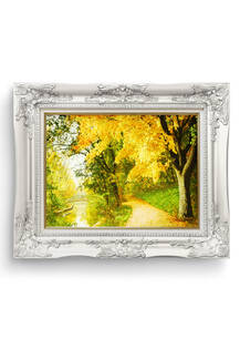 تابلو فرش منظره طرح پاییز 41805