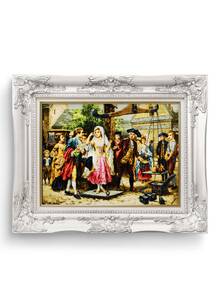 تابلو فرش چهره طرح مهریه 35998