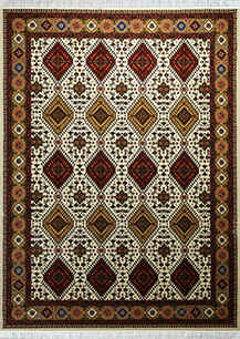 فرش اسپادانا طرح گبه 8001 کرم