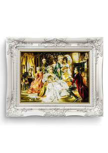 تابلو فرش چهره طرح مهمانی 41903