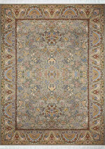 فرش ساوین طرح باغ لرزان فیلی