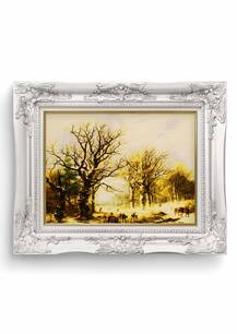 تابلو فرش منظره طرح پاییز 22479