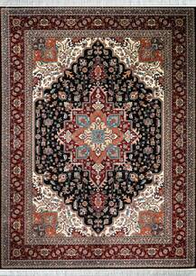 فرش کلاسیک اسپادانا طرح هریس 2 سرمه ای