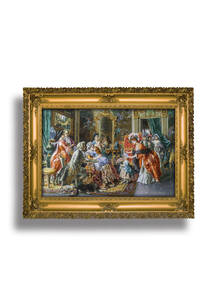 تابلو فرش چهره طرح دست بوسی 41462