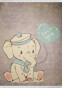 فرش محتشم کلاریس کودک طرح 100294