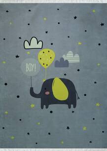 فرش محتشم کلاریس کودک طرح 101259 طوسی