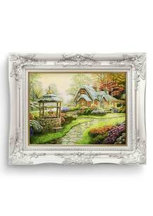 تابلو فرش منظره طرح پس از باران 35819