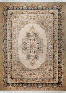 فرش رویای کمال طرح خشتی مینیاتور فیلی