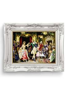 تابلو فرش چهره طرح رقص 35681