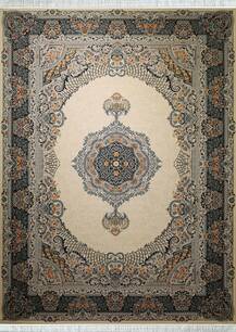 فرش تافته گلستان طرح ژانت کرم