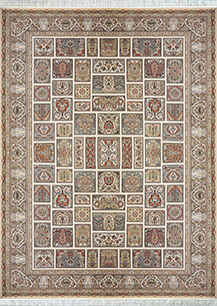 فرش کلاسیک قیطران طرح ایرسا کرم