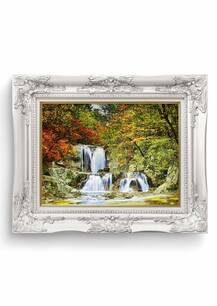 تابلو فرش منظره طرح آبشار 35694