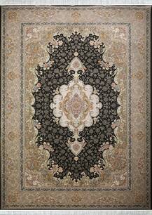 فرش محتشم طرح 603 زغالی