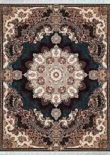 فرش اسپادانا طرح برکه سرمه ای