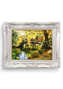 تابلو فرش منظره طرح پل 36007