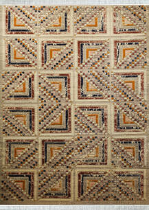 فرش برسام طرح اپال 6501 نسکافه ای