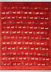 فرش دستباف گبه طرح اعلاء 14493