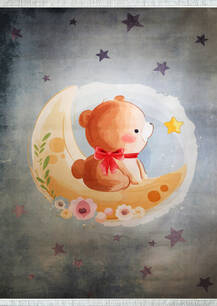 فرش محتشم کلاریس کودک طرح 100269.