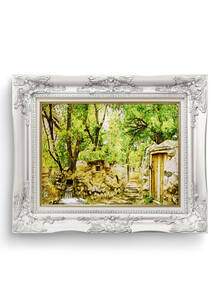 تابلو فرش منظره طرح کوچه باغ 42376