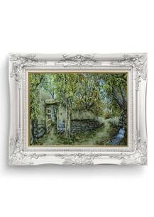 تابلو فرش منظره طرح کوچه باغ 43132