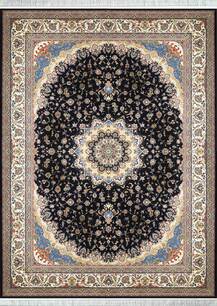 فرش اعیان طرح 594 سرمه ای