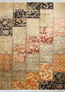 فرش برسام طرح اپال 6572 طوسی