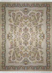 فرش تافته گلستان طرح شیوا نقره ای