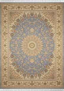 فرش کلاسیک سیرنگ طرح دلنواز جدید آبی