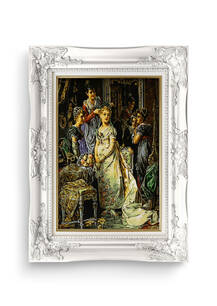 تابلو فرش چهره طرح محفل 42279