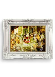 تابلو فرش چهره طرح پاپ 35749