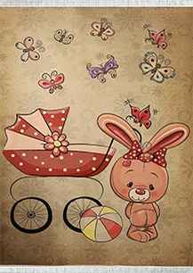 فرش محتشم کلاریس کودک طرح 100272