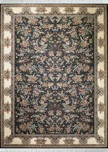 فرش تافته گلستان طرح درختی مدادی متالیک