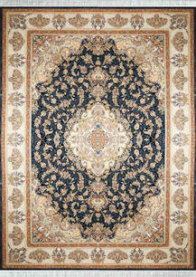 فرش تافته لومانا جدید طرح 405 سرمه ای