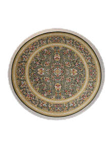 فرش گرد کلاریس طرح رزان سیلور