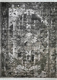 فرش مهتاب پارسیان طرح شنل وینتیج هریس طوسی