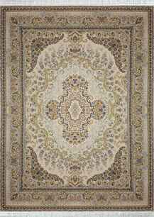 فرش ساوین طرح توسکا کرم