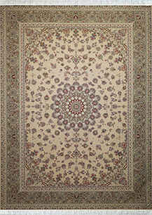 فرش کلاسیک مشهد اردهال طرح جدید 331 کرم