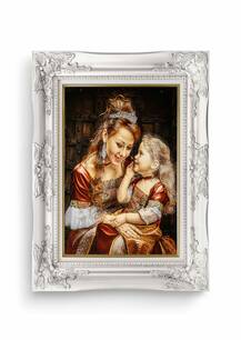 تابلو فرش چهره طرح مهر مادری 33814